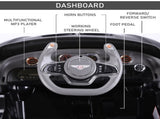 Bentley GT Licensed 12V Electric for Kids, Kid's Electric Ride on with Remote Control, Ride on T3398P348148