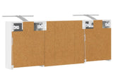 Bathroom Cabinet Set 3 pcs 100 x 10.5 x 50 cm Engineered wood 3403688