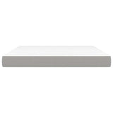 Pocket Spring Bed Mattress Medium Light Grey 152x203x20 cm Queen 347878