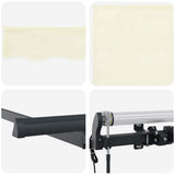 Retractable Awning Cream 400 x 200 cm Fabric 3329774