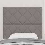 Headboard with Headboard Taupe 100 cm Faux Leather 3337903