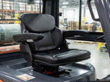 Tractor Seat with Suspension Black 60 x 58 x 72 cm 42008361