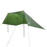 Car Tent with Roof Green 308 x 215 x 220 cm Polyester and Steel 42028547
