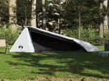 Camping Tent Tunnel 1-Person White Blackout Fabric Waterproof 94611