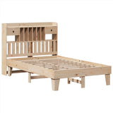 Bed Frame without Mattress 135x190 cm Solid Wood Pine 3308858