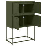 Sideboard Olive Green 68.5x38.5x107 cm Steel 846486