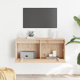 Wall Cabinet 80x30x35 cm Solid Wood Pine 813455