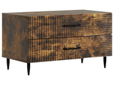 Bedside Cabinet Smoked Oak 62 x 34.5 x 47.5 cm Engineered Wood 894780