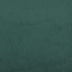 Corner Bed Frame with Headboard Dark green 90 x 190 cm Velvet 42016638