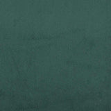Corner Bed Frame with Headboard Dark green 90 x 190 cm Velvet 42016638