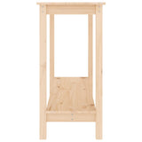 Console Table 110x40x80 cm Solid Wood Pine 822282
