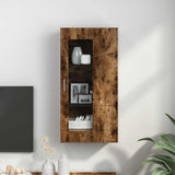 Wooden Cabinet Smoked Oak 50 x 29 x 100 cm Engineered Wood 880226