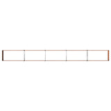 Raised Garden Bed Rusty 400 x 40 x 24 cm corton 8006358