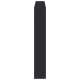 Headboard Cabinet Black Engineered wood Bed Headboard Rectangular 839197