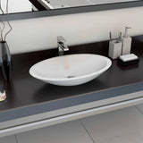 Wash Basin 59.3x35.1x10.7 cm Mineral Cast/Marble Cast White 144069