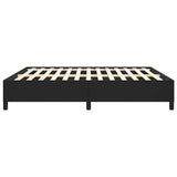 Bed Frame without Mattress Black 193x203 cm King Faux Leather 347283
