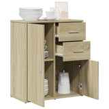 Sideboard Sonoma Oak 60x31x70 cm Engineered Wood 840480