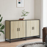Sideboard Sonoma Oak 134x35x76 cm Engineered Wood 3300816