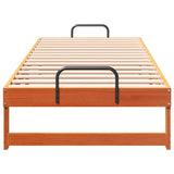 Bed Frame Brown 80 x 200 cm Solid Pine Wood 873150