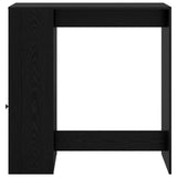 Bar Table Black Oak 101 x 40 x 103.5 cm Engineered Wood 8003919
