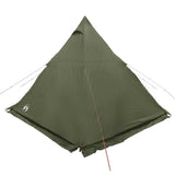 Family Tent Tipi 6-Person Olive Green Waterproof 4009442