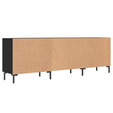 TV Cabinet Black 150x30x50 cm Engineered Wood 829101