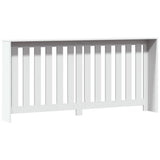 Radiator Cover White 175x20x82 cm Engineered Wood 852753