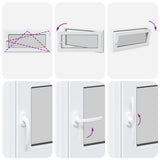 Basement Window "RISOR" 100x50 cm Tilt&Turn DIN Right White 4108320