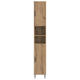 Bathroom Cabinet with Open Shelf HAARLEM Artisan Oak 896824