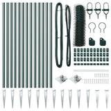 Fence Post Green 25 x 0.5 m Steel 3353084