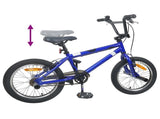 BMX Bike 16 Inches for 5-8 Years Old Dark Blue 42009712