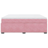 Box Spring Bed with Mattress Pink 180x200 cm Velvet 3285304
