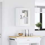 Kitchen Wall Cabinet with Glass Door Lucca White 853767