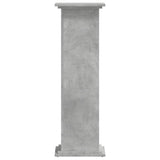 Plant Stand Concrete Grey 33x33x100 cm Engineered Wood 852981