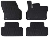 Car Mat 4 pcs Black suitable for Audi Q3 2019-2025 Rubber 42029090