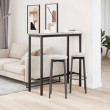 Table Grey Sonoma 100 x 40 x 100.5 cm Engineered Wood and Steel 873741