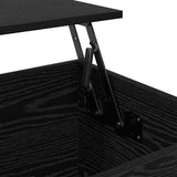 Bedside Cabinet Black Oak 60 x 44.5 x 45 cm Engineered Wood 881170