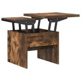 Coffee Table Smoked Oak 55 x 54.5 x 45 cm Engineered wood 887413