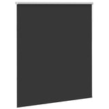 ZNTS Roller Blind Blackout Black 125x150 cm Fabric Width 121.6 cm Polyester 4010873