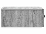 Wall-Mounted Bedside Cabinet 2 pcs Grey Sonoma Engineered Wood 898098