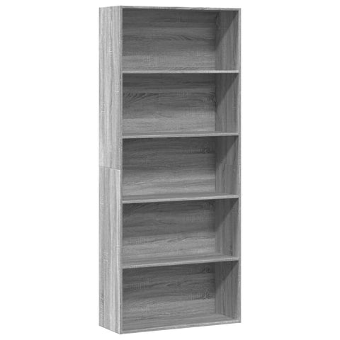 Book Cabinet Grey Sonoma 80x30x189 cm Engineered Wood 3314674