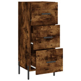Sideboard Smoked Oak 34.5x34x90 cm Engineered Wood 828617