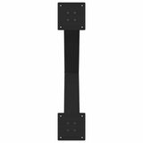 Dining Table Legs X-Shaped 3 pcs Black 80x cm Steel 4012992
