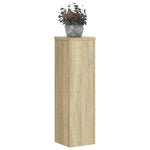 ZNTS Plant Stand 2pcs Sonoma Oak 17x17x60 cm Engineered Wood 852935