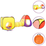Children Play Tent with 250 Balls Multicolour 255x80x100 cm 3107729
