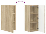 TV Cabinet Set Wall-mounted 3 pcs Sonoma Oak Engineered Wood 3408990