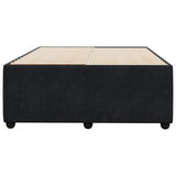 Bed Frame without Mattress Black 120x190 cm Small Double Velvet 3284996