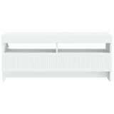 LED TV Cabinet White Engineered Wood 896105