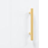 Highboard High Gloss White 34.5x34x180 cm Engineered Wood 3199035