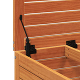 Garden Footstool Wax Brown 62x63.5x53.5 cm Solid Wood Pine 844905